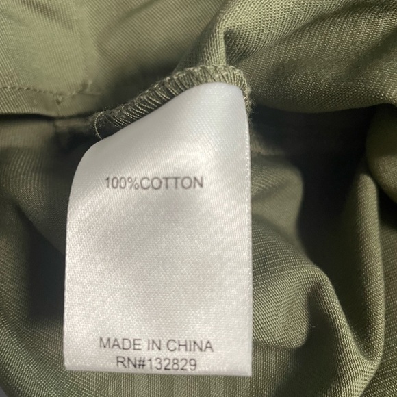 NWT Revolve Superdown Chanice Buckle High Rise Pant In Olive. Size XS - Picture 7 of 7